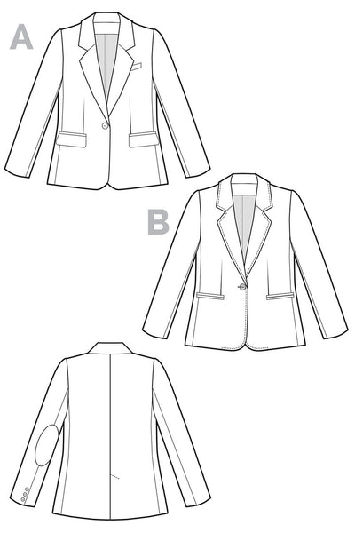 Jasika Blazer, Closet Case Patterns