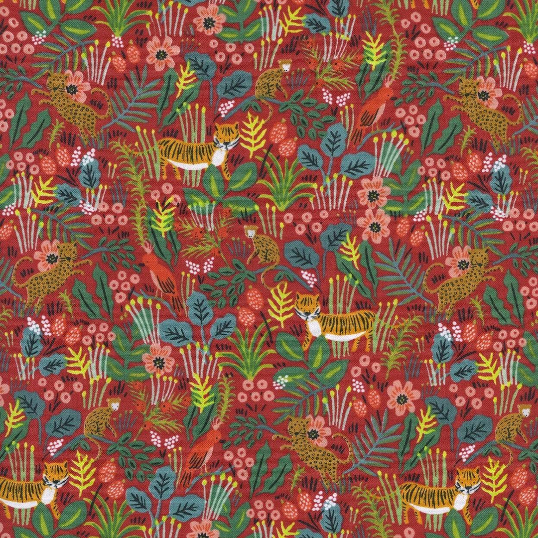 Jungle in Red ~ Menagerie by Rifle Paper Co.