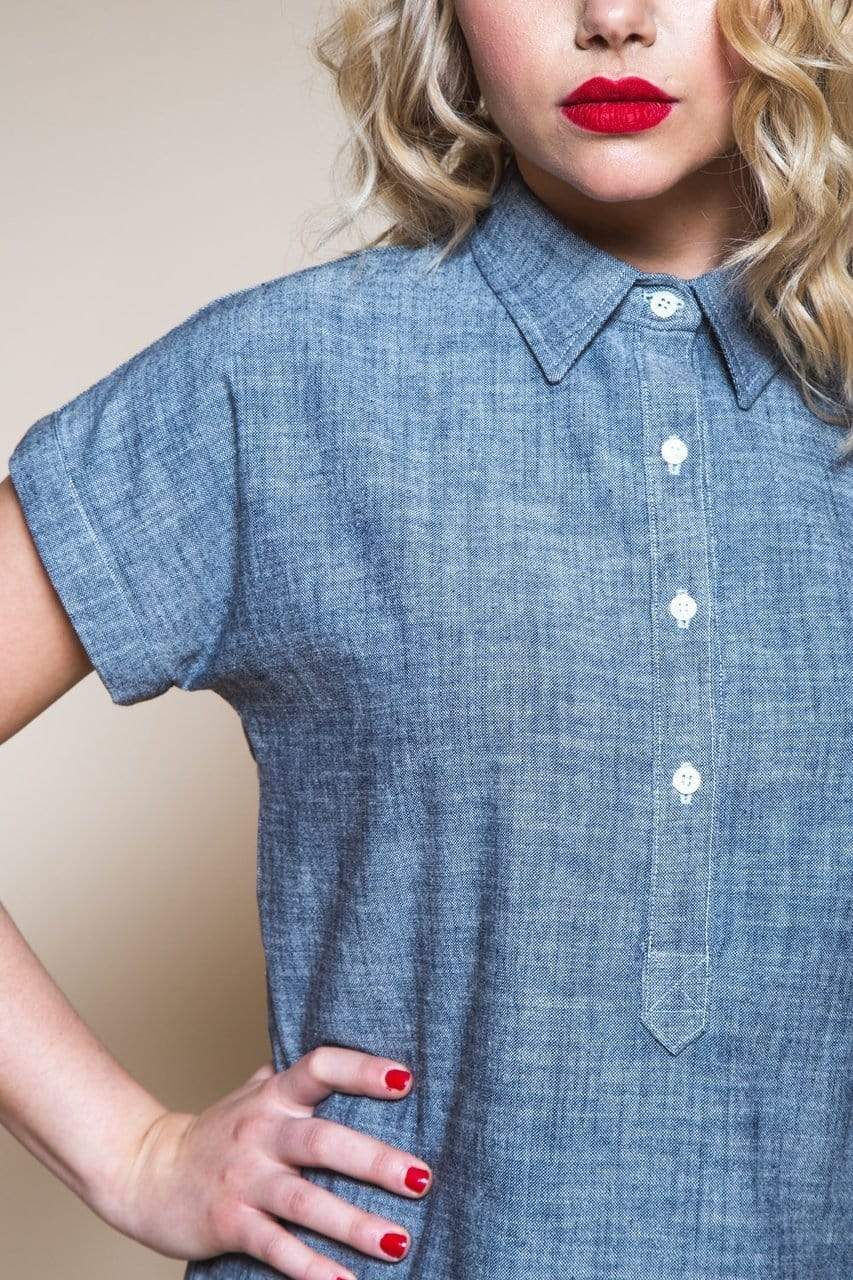 Kalle Shirt + Shirtdress, Closet Case Patterns