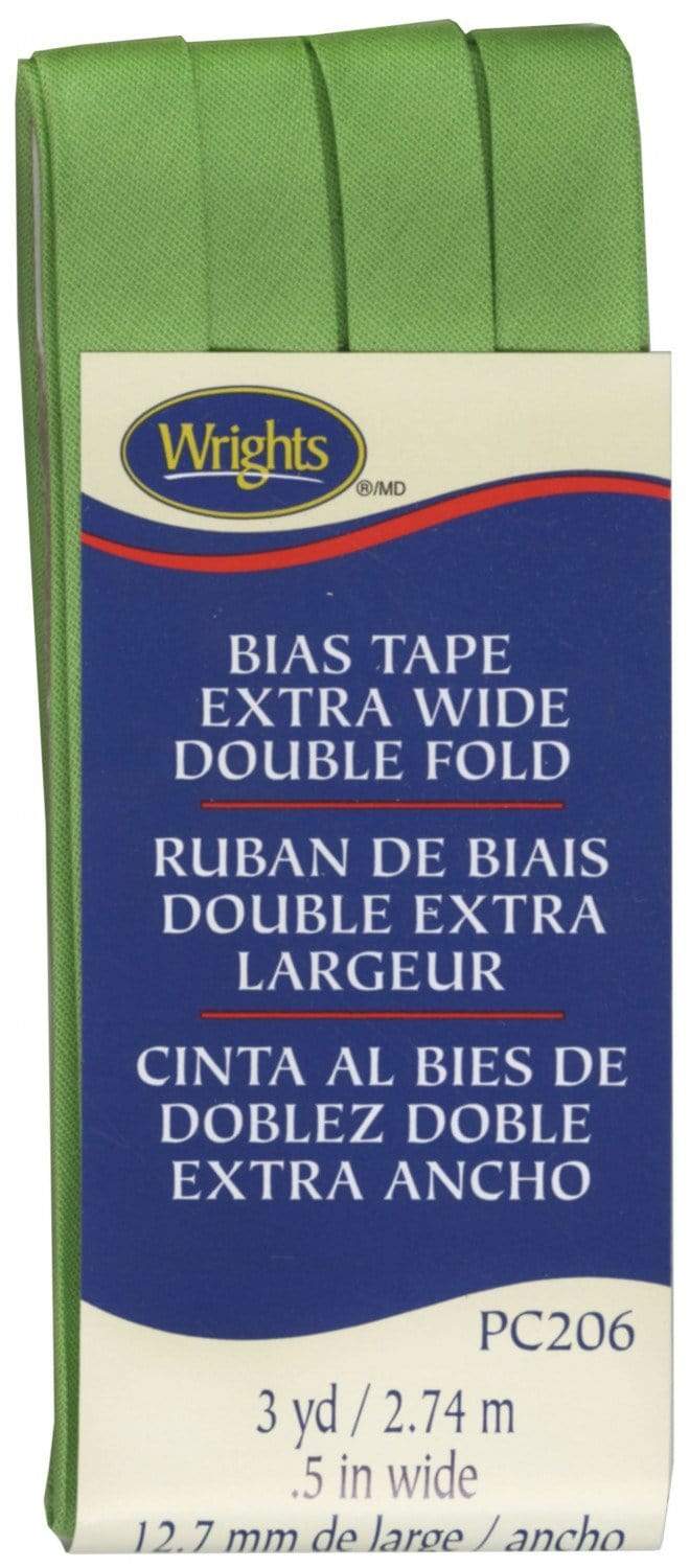 Kiwi ~ 1/2" Double Fold Bias Tape from Wrights