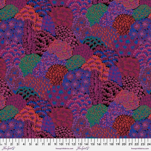 Large Oriental Trees in Maroon - Kaffe: 85 and Fabulous