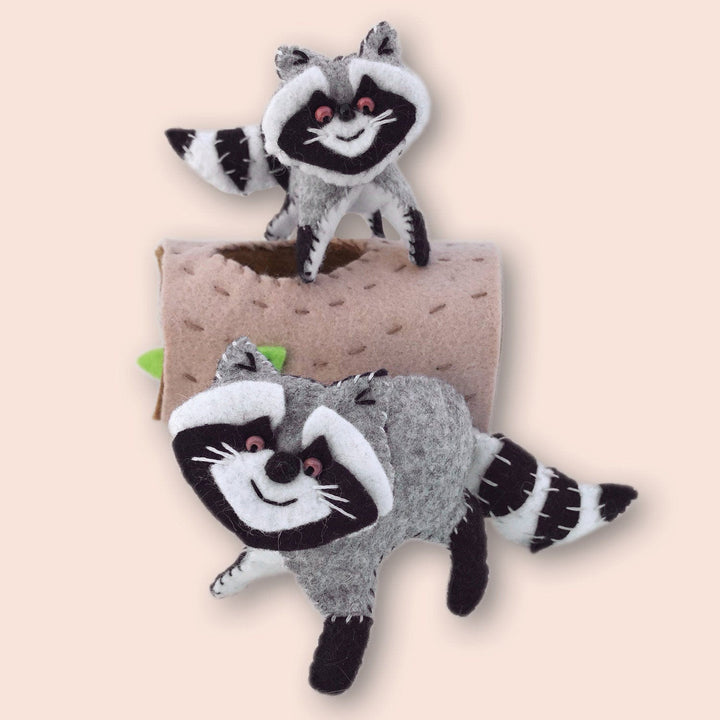 Large Whimsy Softie Kit - Raccoons - Heidi Boyd