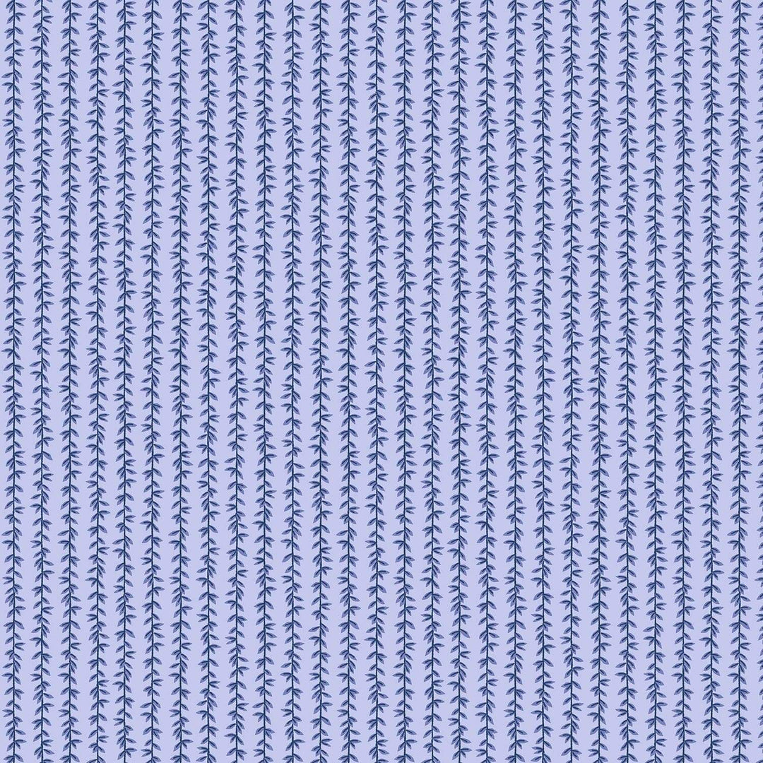 Laurel Stripe in Chambray - Strawberry Fields by Rifle Paper Co.