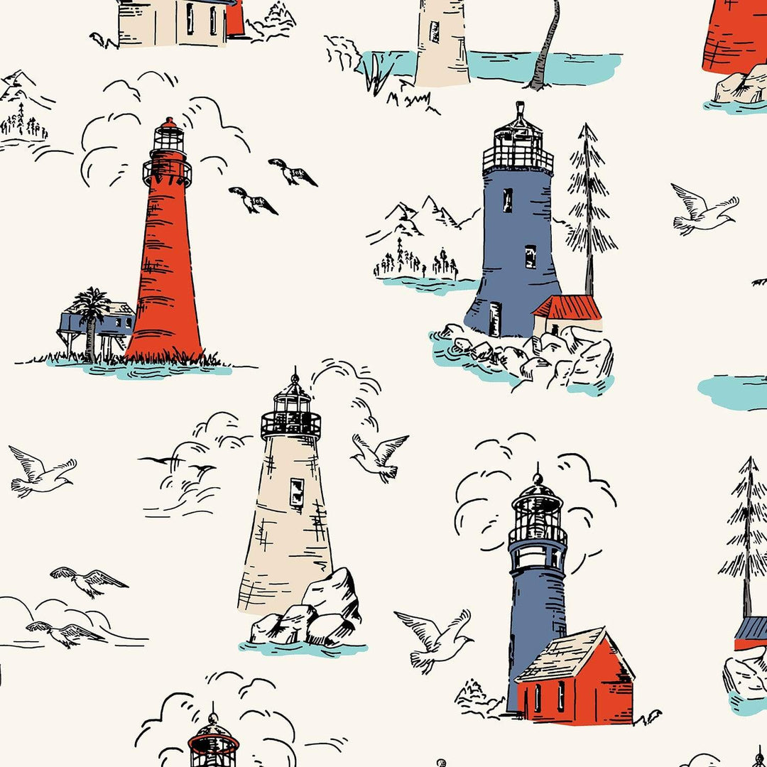 Lighthouse on Bright - Smooth Seas Collection - by RJR Studio