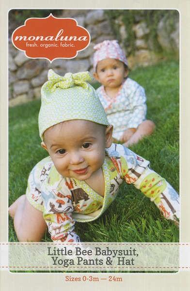 Little Bee Babysuit, Yoga Pants & Hat, Monaluna