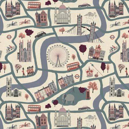 London Forever in Blue, London Town by Sara Mulvanny
