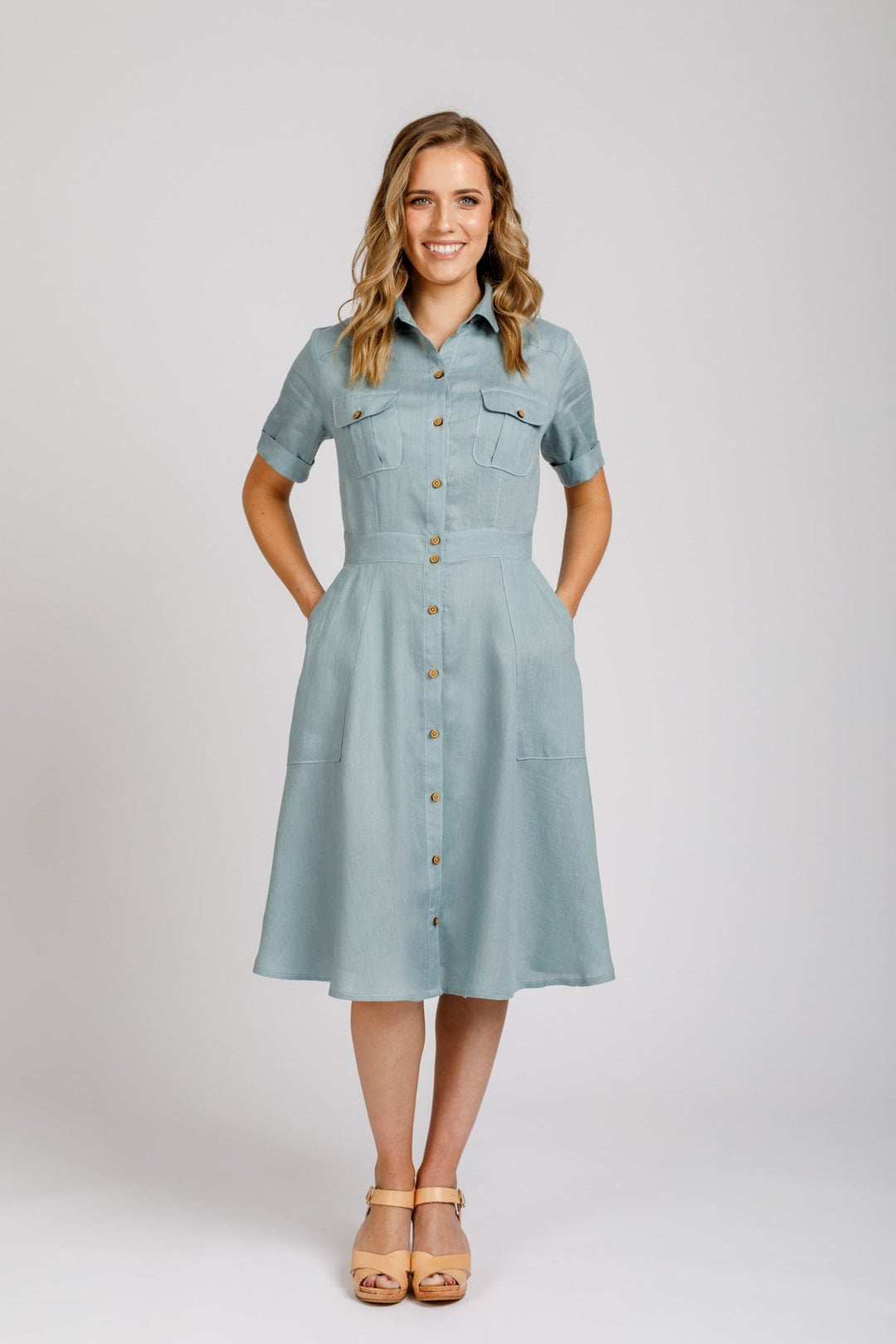 Matilda Shirt Dress - Sizes 0-20 - Megan Nielsen