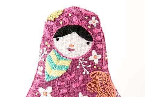Matroshka Embroidery Kit from Kiriki