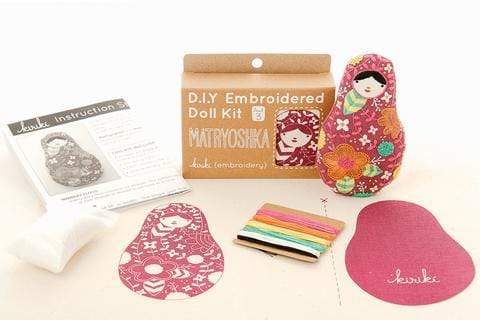 Matroshka Embroidery Kit from Kiriki