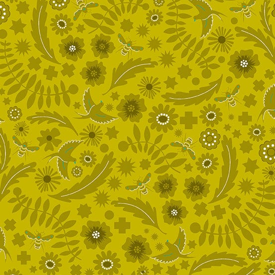 Meadow in Chartreuse - Sun Print 2022 (10th Anniversary Collection) by Alison Glass