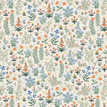 Menagerie Garden - Cream Cotton Fabric ~ Camont Collection by Rifle Paper Co.
