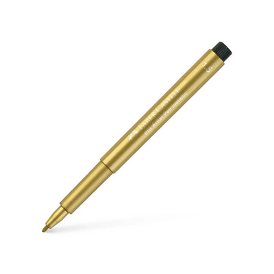 Metallic Pitt Artist Pen from Faber Castell - 250 Gold