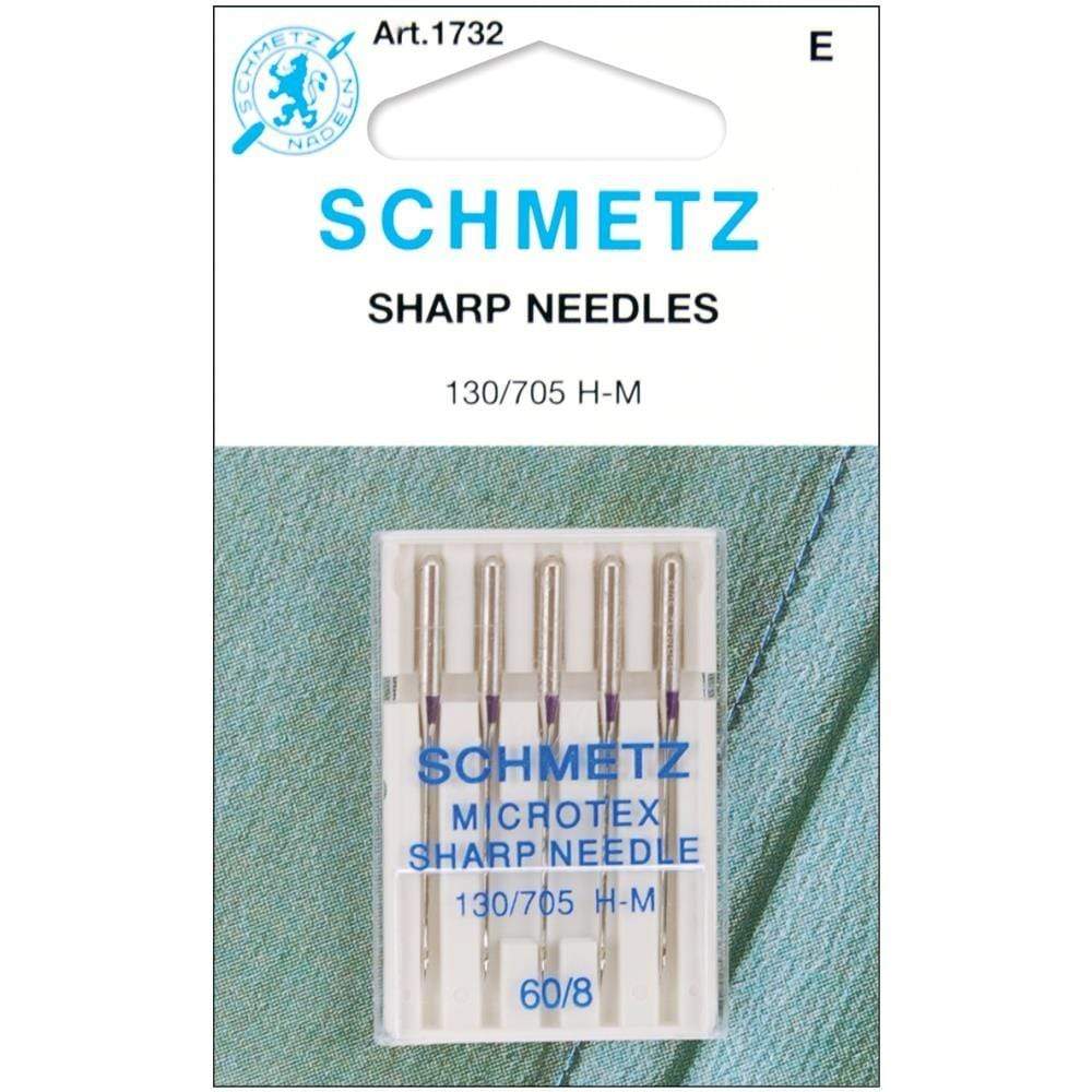 Microtex Sharp 60/8 Sewing Machine Needles from Schmetz