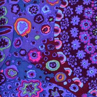 Millefiore in Blue, by Kaffe Fassett from the Kaffe Collective