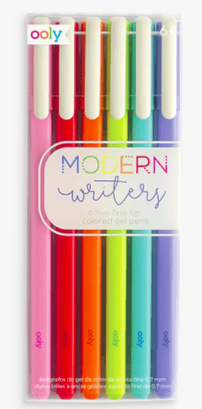 Modern Writers Colored Gel Pens - Set of 6