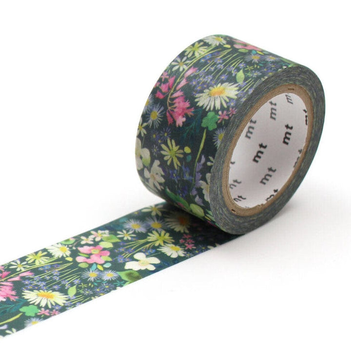 mt Washi Tape - 24mm wide - bluebellgray Woodline Walk