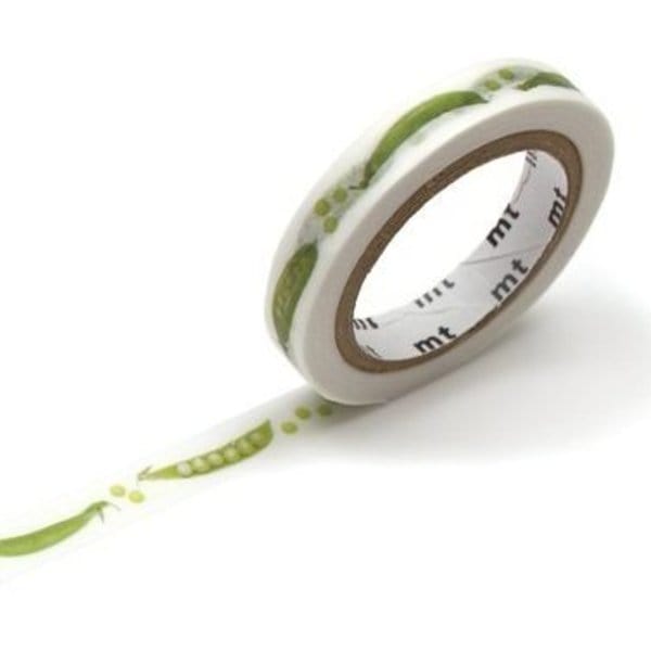 mt Washi Tape - 7mm wide - snap pea