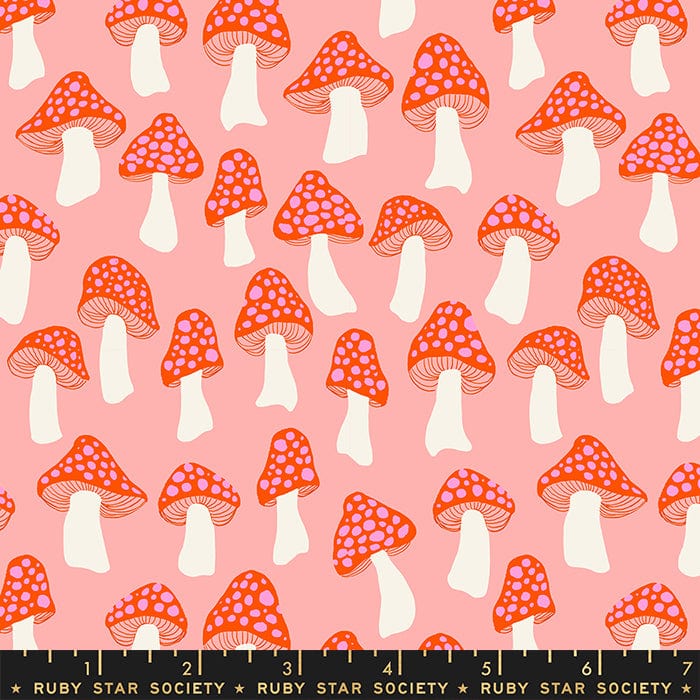 Mushrooms in Peach Fizz- Darlings 2 by Ruby Star Society