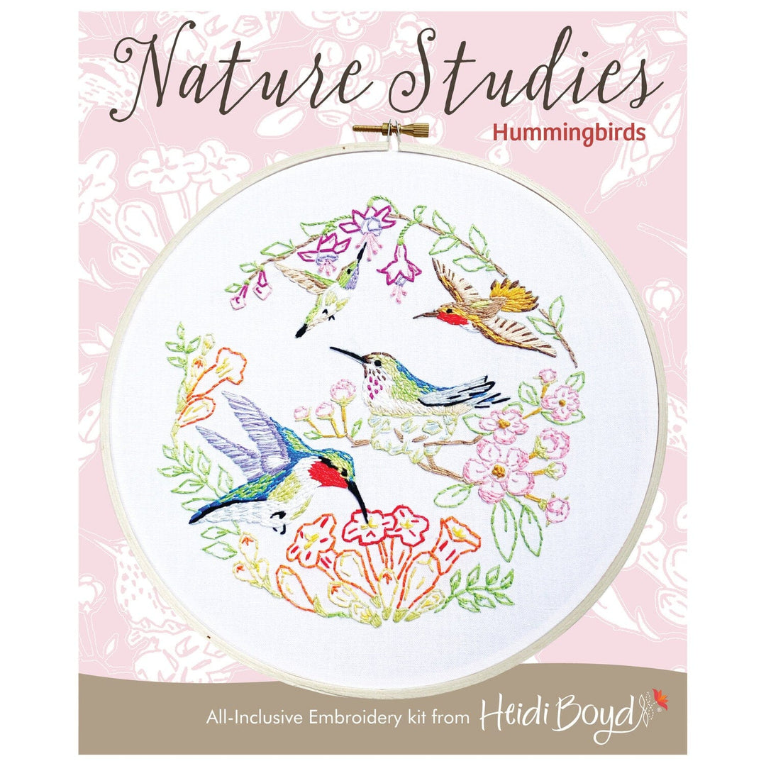 Nature Studies Embroidery Kit - Hummingbird - Heidi Boyd