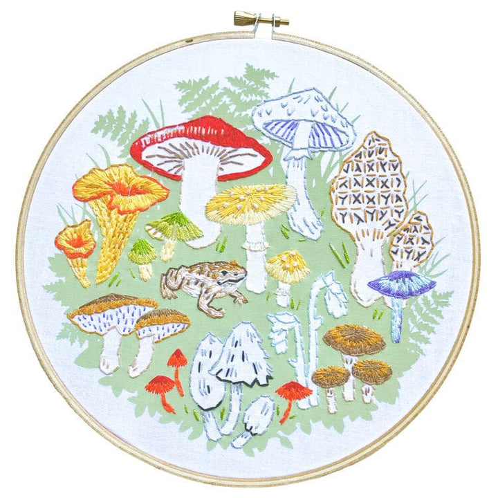 Nature Studies Embroidery Kit - Mushroom Ring - Heidi Boyd