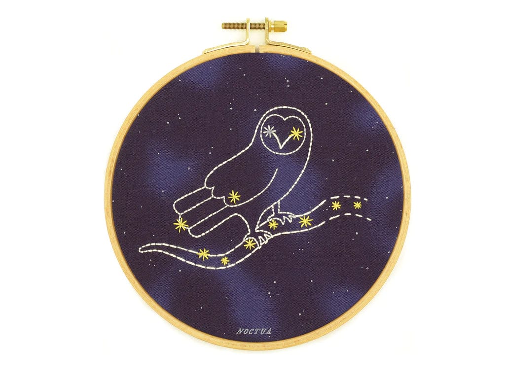 Noctua Embroidery Kit - Constellation Series from Kiriki