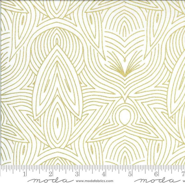 Nuoveau in Ivory Gold w/ Metallic - Dwell in Possibility - by Gingiber