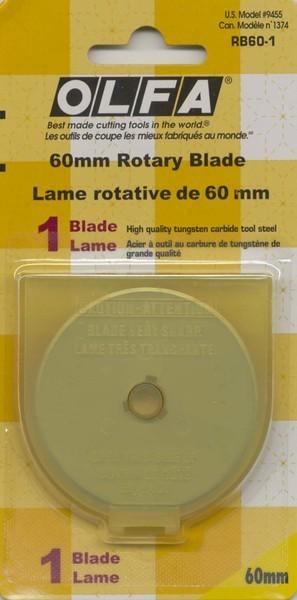Olfa 60mm Rotary Blade, 1 Blade