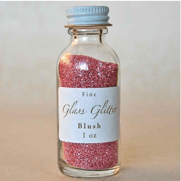 One Ounce of Glass Glitter in Blush