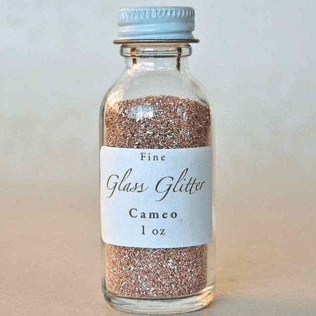 One Ounce of Glass Glitter in Cameo