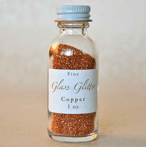 One Ounce of Glass Glitter in Copper
