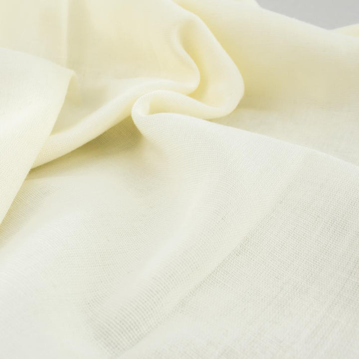 Organic Double Gauze Solid in Cream ~ Birch Fabrics