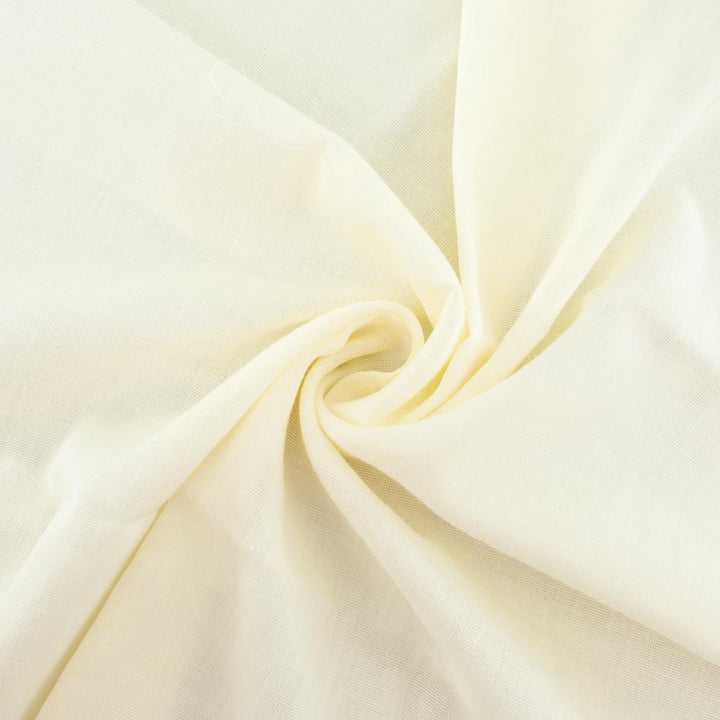 Organic Double Gauze Solid in Cream ~ Birch Fabrics