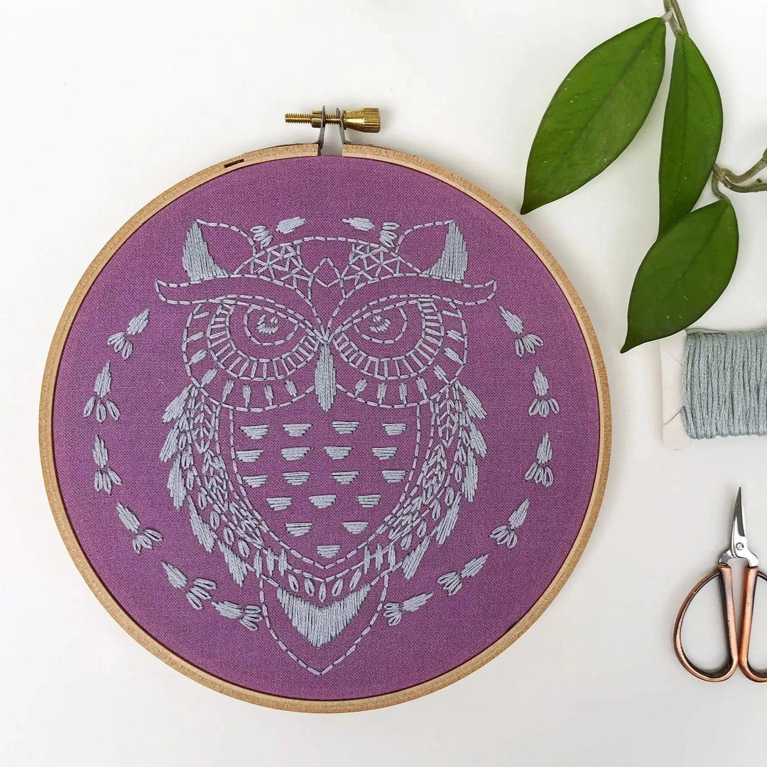 Owl - Embroidery Kit - Rikrack