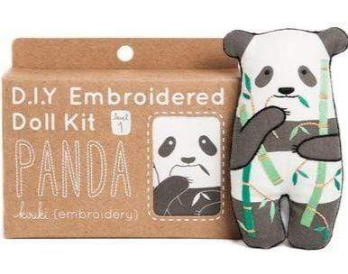 Panda Embroidery Kit from Kiriki