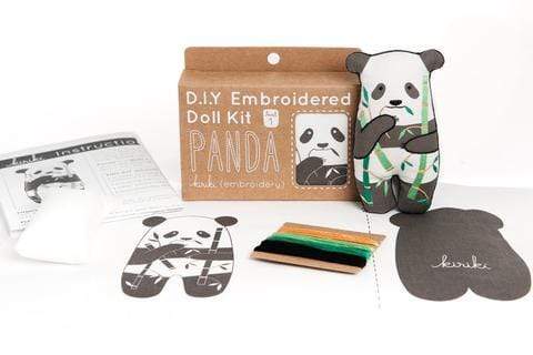 Panda Embroidery Kit from Kiriki