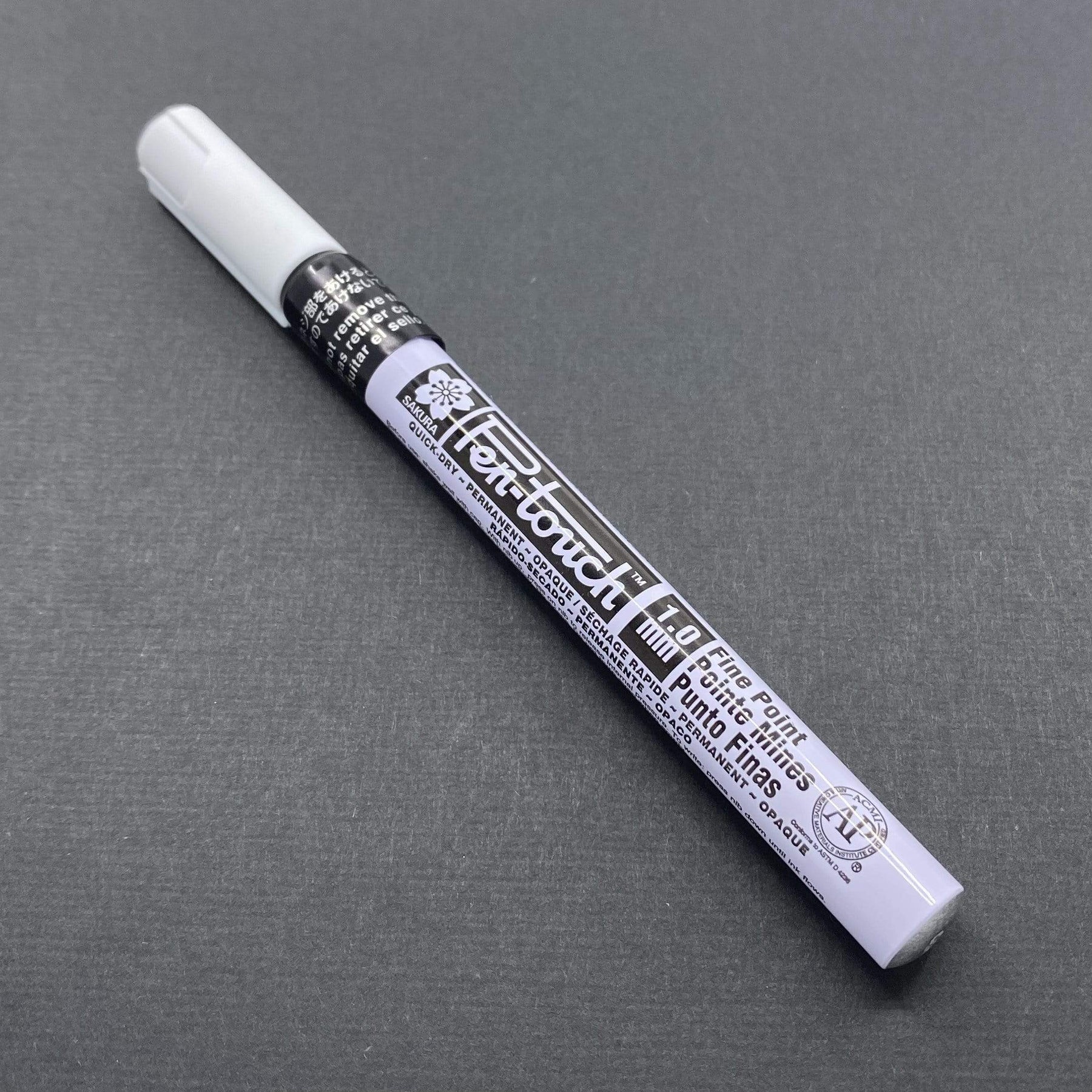 Pen-Touch Fine Point 1.0mm Silver