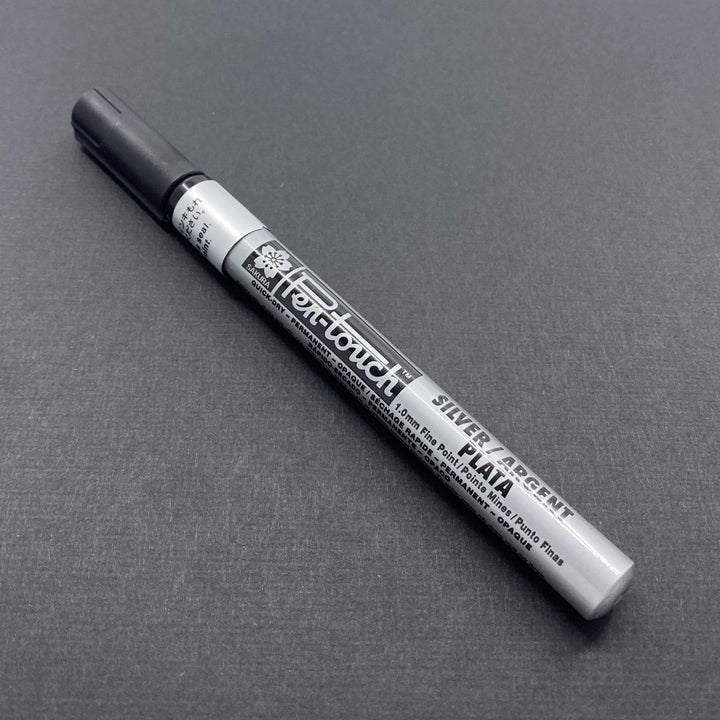 Silver Pen-Touch Paint Markers ~ Fine ~ 1mm Tip
