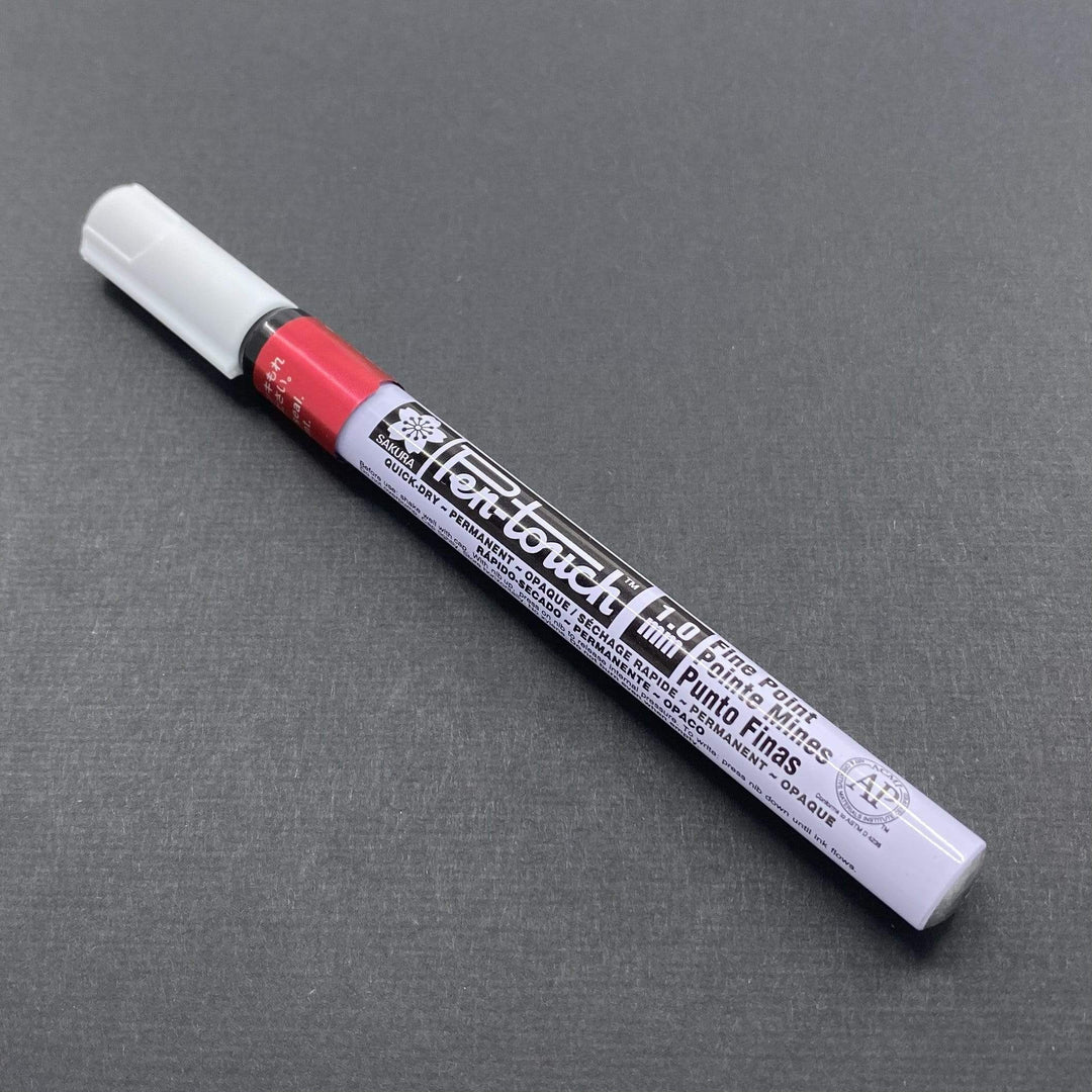 Red Pen-Touch Paint Markers ~ Fine ~ 1mm Tip