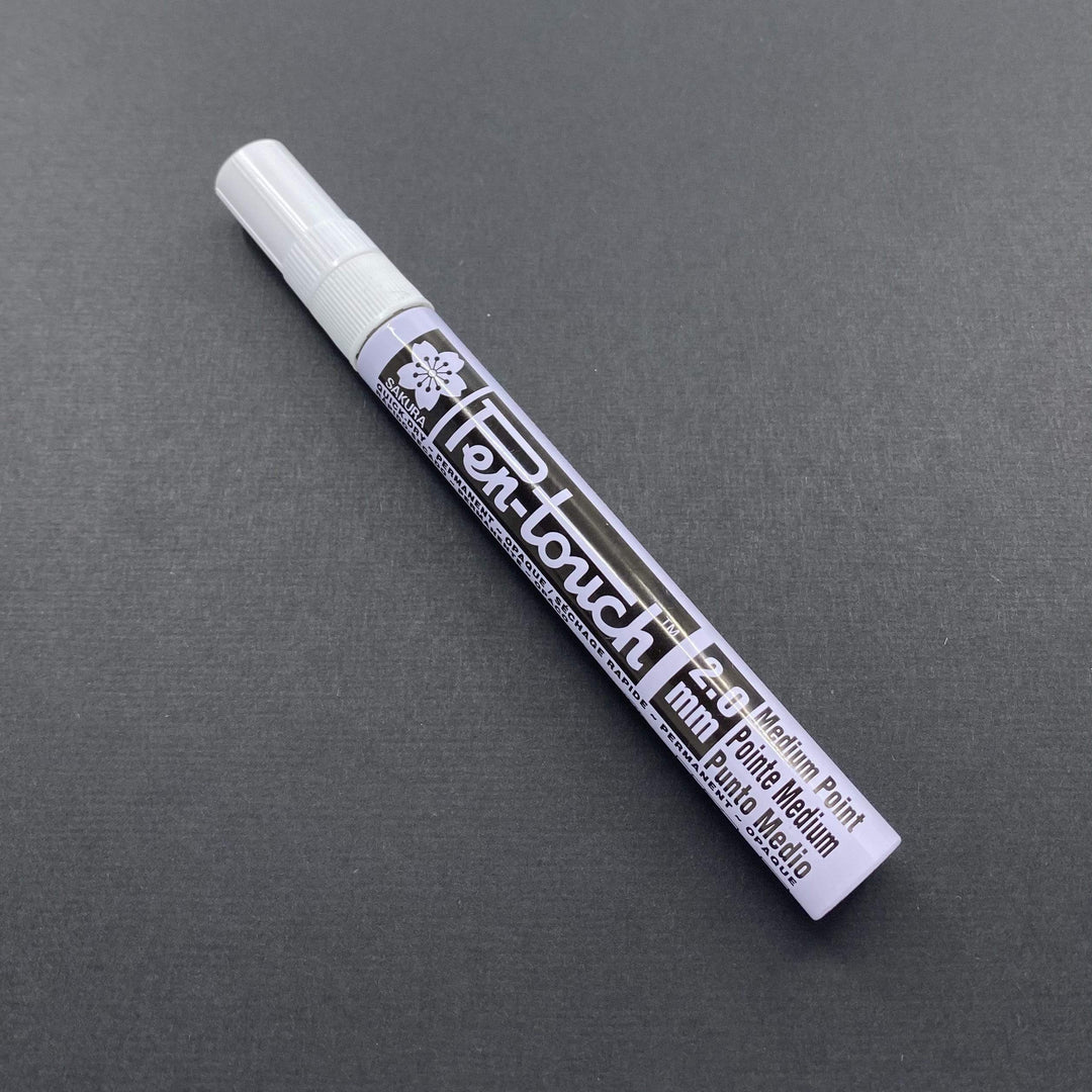 White Pen-Touch Paint Markers ~ Medium ~ 2mm Tip