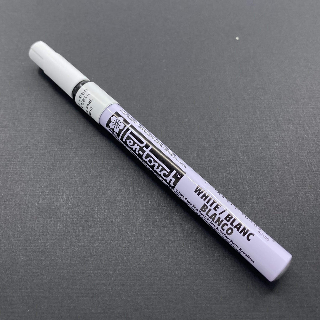 White Pen-Touch Paint Markers ~ X-Fine ~ 0.7mm Tip