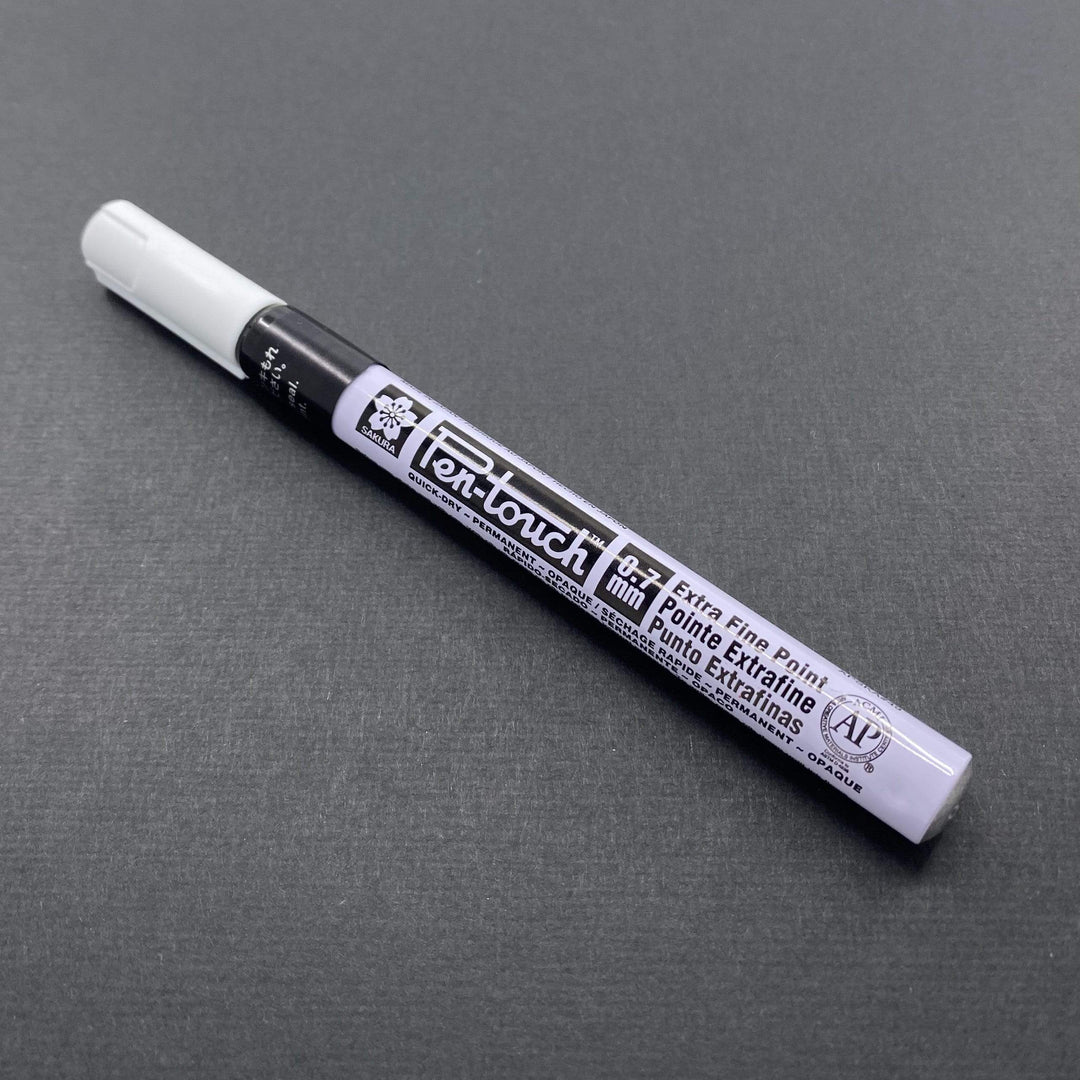 Black Pen-Touch Paint Markers ~ X-Fine ~ 0.7mm Tip