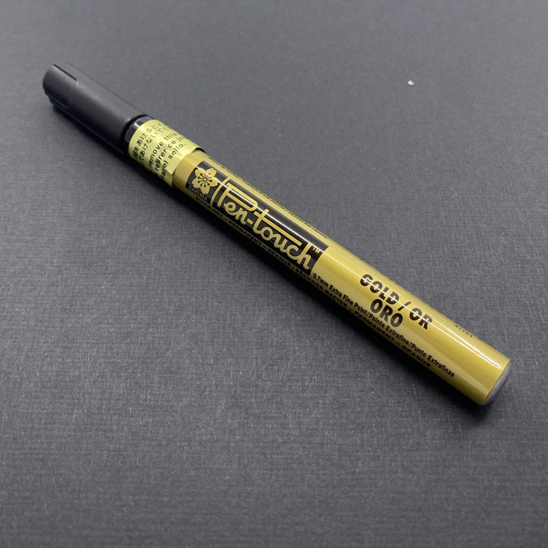 Gold Pen-Touch Paint Markers ~ X-Fine ~ 0.7mm Tip