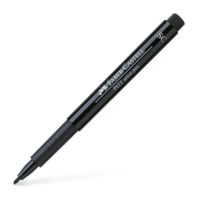 Pitt Artist Pen Soft Chisel from Faber Castell - 199 Black