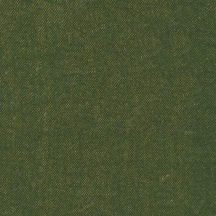 Plain Weave in Kale, Shetland Flannel from Robert Kaufman