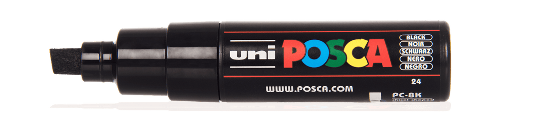 POSCA Broad Chisel Paint Marker PC-8K in Various Colors