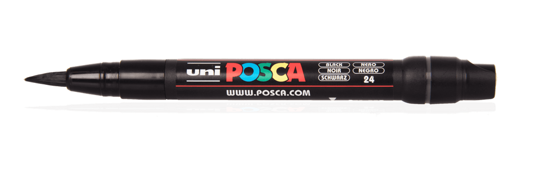 POSCA Brush Paint Marker PCF-350 in Various Colors