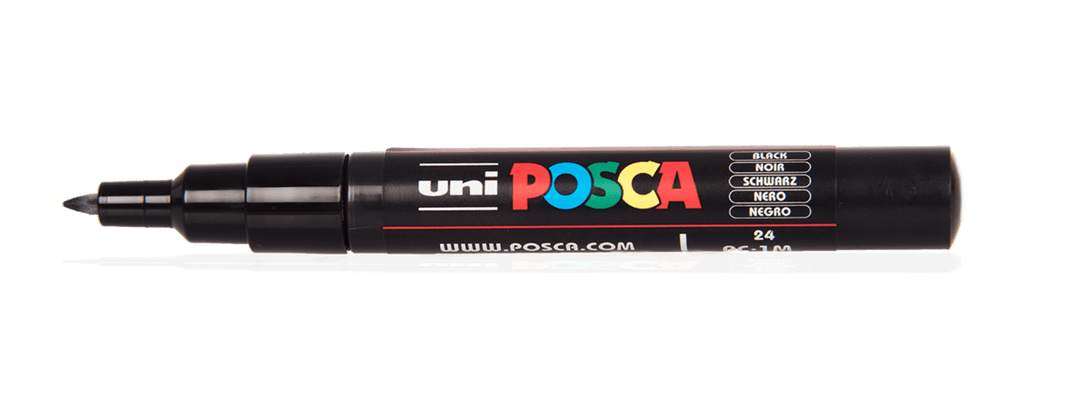 POSCA Extra Fine Bullet Paint Marker PC-1MC in Various Colors