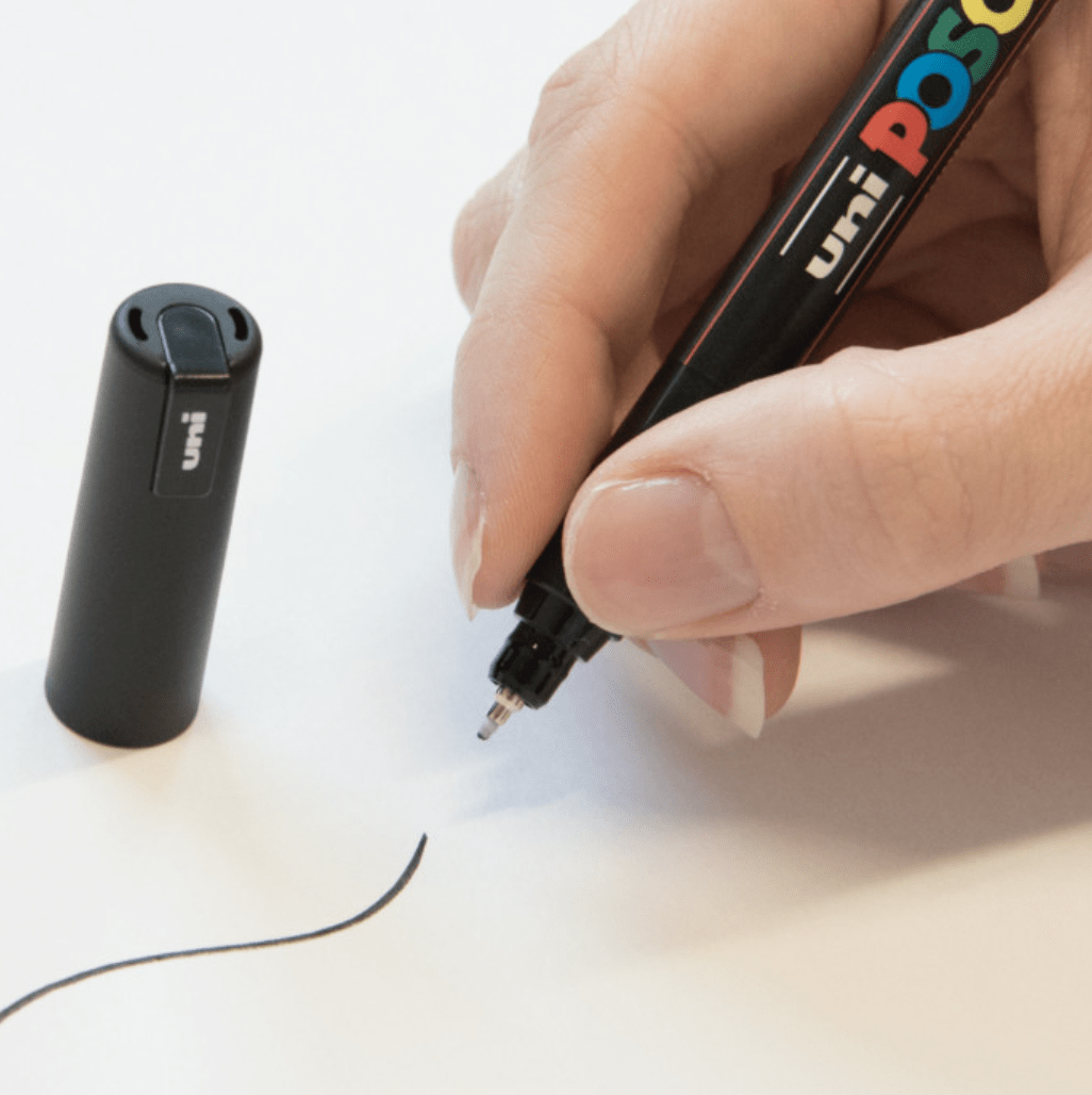 POSCA Paint Pen, PC-1MR Ultra-Fine Tip, Black