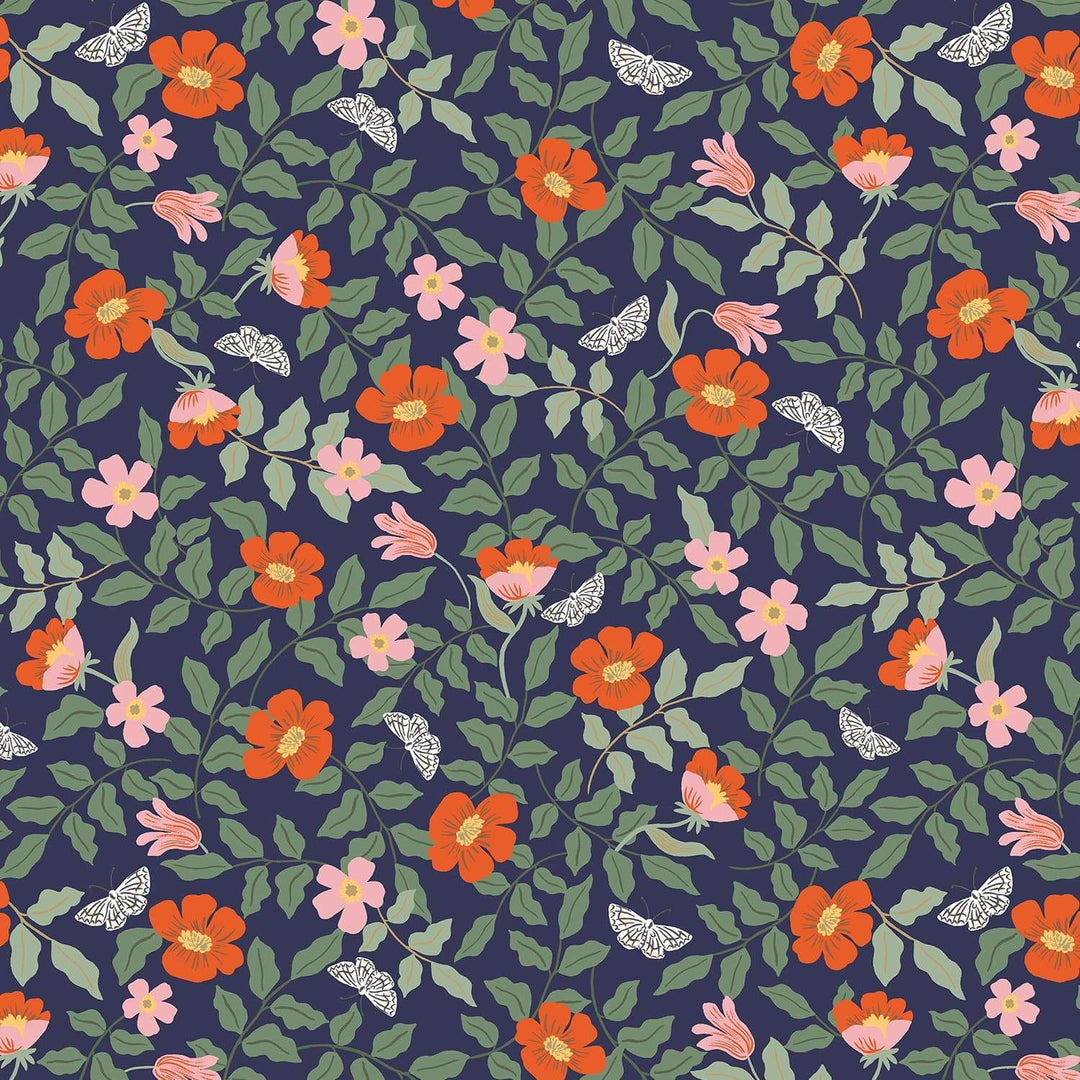 Primrose in Navy - Strawberry Fields by Rifle Paper Co.
