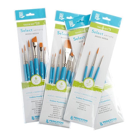 Princeton Brush Select Artist Brush Set - Value Set #1